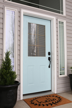 A DIY Front Door Makeover | At Home In Love